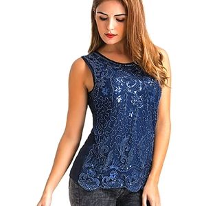 Beaded Embroidered Top